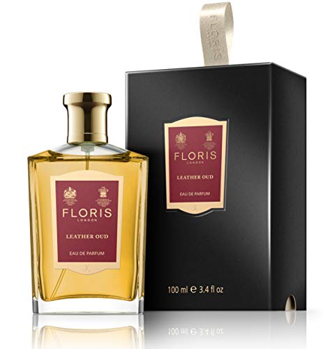 Floris London Leather Oud Eau de Parfum Spray, 3.4 Fl Oz
