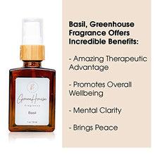 Load image into Gallery viewer, Rupini Skincare Basil Organic-Greenhouse Aromatherapy Fragrance-Spray, Natural Therapeutic-Scents Enhance-Mood, Soothe Heart-Mind Refreshing-Aroma of Basil-Lemon Essential-Oils
