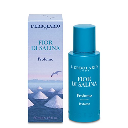 L'Erbolario - Fior Di Salina - Perfume Spray for Men & Women - Citrus, Water Scent - Aromatic Scents Of The Mediterranean Coast - Dermatologically Tested, 1.6 oz