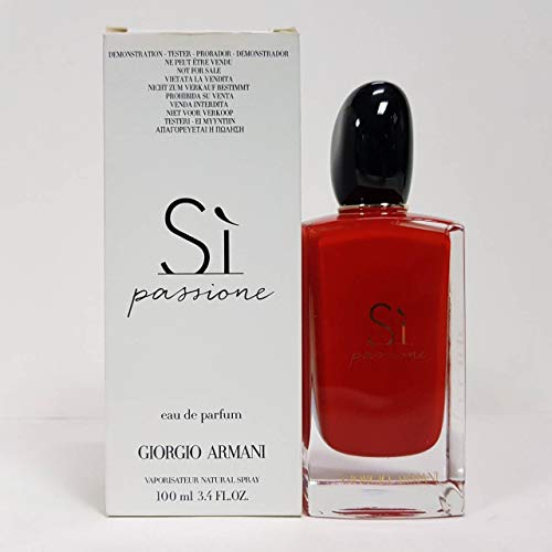 Giorgio Armani Si Passione Eau de Parfum Spray For Women, 3.4 Ounce (Tester)