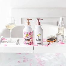 Load image into Gallery viewer, de Balets Perfume Shampoo and Conditioner Set - Moisturizing Hair Products for Dry, Damaged, and Color Treated Hair with Rose Water and Plant-Based Formula with 24 Hour Lasting Fresh Flowers Fragrance
