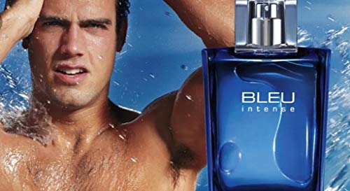 L'bel BLEU Intense for Men Eau de Toilette Atomiseur by L'BEL PARIS 3.4 Oz (3.4 Oz)