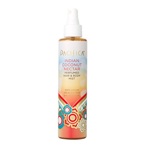 Pacifica Beauty Indian Coconut Nectar Perfumed Hair & Body Mist, Indian Coconut Nectar, 6 Fl Oz (1 Count)