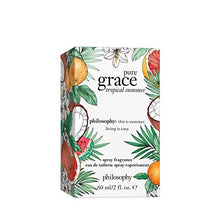 Load image into Gallery viewer, philosophy pure grace Tropical Summer Eau de Toilette Splash, 2 Fl Oz
