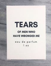 Load image into Gallery viewer, Tears of Men Who Have Wronged Me Perfume in Decorative Glass Spray Bottle Sea Salt and Driftwood Fragrance funny gift women
