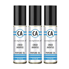 Load image into Gallery viewer, CA Perfume and Essential Oils 3 pcs Impression of Creed AVENTUS (More Than Cologne for Men) Travel Size (0.3 fl oz) x 3 Roll on
