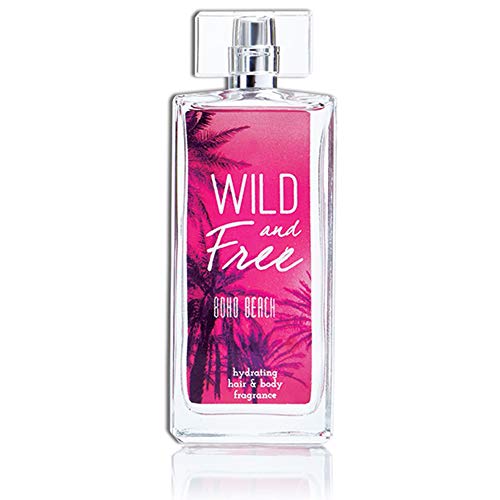 Wild and Free Boho Beach Hydrating Hair & Body Fragrance by Tru Western, Perfumes for Women - Coconut Water, Jasmine, Vanilla, Musk, Water Lily, and Pink Amber - 3.4 oz 100 mL