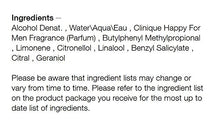 Load image into Gallery viewer, Clinique Happy for Men Eau de Toilette Spray, 3.4 Ounce

