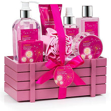 Load image into Gallery viewer, Gift Baskets for Women, Home Spa Gift Set for Her, 1 Bath &amp; Body Gifts for Women, Mother&#39;s Day Gifts - Luxury Flower Dandelion 8 Piece Set, Best Gift Ideas for Her, Great Wedding &amp; Anniversary
