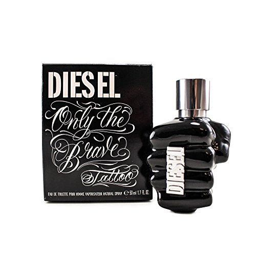 Diesel Only The Brave Tattoo Eau de Toilette Spray for Men, 1.7 Ounce