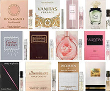 Load image into Gallery viewer, Floral Perfume Sampler Lot x 12 Sample Vials - High End Fragrance Samples for Women
