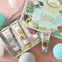 Load image into Gallery viewer, Beauty Gifts For Women: 4 Hand Cream Set/Shea Butter, Aloe Vera/Tin Gift Box/Un Air d'Antan/4 Perfumes: Verbena, Cherry Blossom, Rose, Almond/Gift For Her/Mum Gifts/Skincare Gift Set/Hand Set
