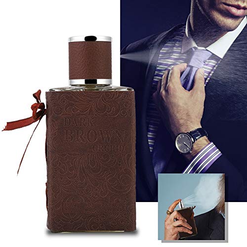Eau de Toilette Spray,Men Perfume, French Men Fragrance Long-Lasting Cologne Perfume Birthday Gift 80ML(Brown)