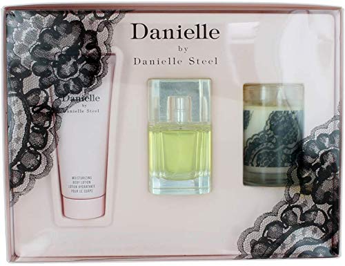 Danielle 3Pc Set By Danielle Steel For Women Set: Eau De Parfum + Body Lotion + Candle