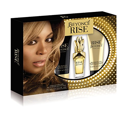 Beyonce Rise 3 Piece Gift Set (1.0 Ounce Eau De Parfum Plus 2.5 Ounce Shower Gel Plus 2.5 Ounce Body Lotion)