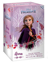 Load image into Gallery viewer, Anna Frozen Disney Princess Fragrance for Kids Eau de Toilette EDT 3.4oz 100ml Perfume Spray Made in Spain, pink, by Air Val International
