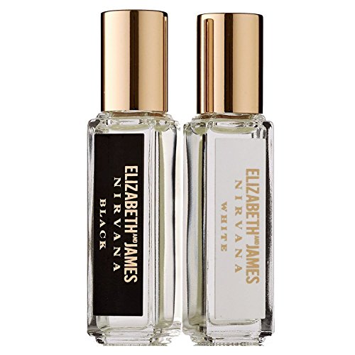 Elizabeth and James Nirvana Perfume Black White Rollerball Duo