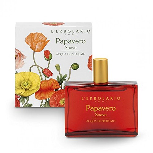 L'Erbolario - Sweet Poppy - Perfume Spray for Women - Floral, Amber Scent - Iridescent & Sweet Fragrance - Dermatologically Tested - Cruelty Free, 3 oz