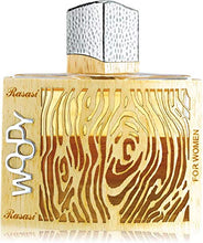 Load image into Gallery viewer, Wow Woody for Women EDP - Eau de Parfum 55 ML (1.9 oz) | Floral Bouqet | Stars Notes of Mimosa, Gardenia, and Pink Pepper | by Rasasi
