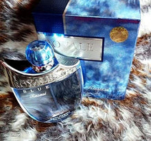 Load image into Gallery viewer, Royale Blue for Men EDP - Eau De Parfum 75 ML (2.5 oz) | Attractive Pour Homme Spray | Mellow Blend of Cucumber, Melon with Strong Masculine Woody Notes | Signature Dubai Perfumery | by RASASI?Ǫ
