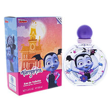 Load image into Gallery viewer, Disney Vampirina Perfume for Girls -Eau de Toilette Made in Spain by Air Val International, Purple, Black, Vamparina Perfume by Air Val International, 3.4 Oz
