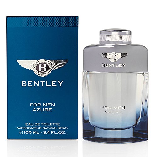 Bentley for Men Azure Eau De Toilette Spray, 3.4 Ounce