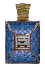 Load image into Gallery viewer, BLUE WIZARD By Royal Creed. France. Eau De Parfum Spay for Men. 100ml (3.4 oz). Wt 680 gm. Box Size 17 x 11.5 x 6 cm
