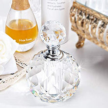 Load image into Gallery viewer, H&amp;D Crystal Art Deco Vintage Style Perfume Bottles Empty Glass Refillable 10ml
