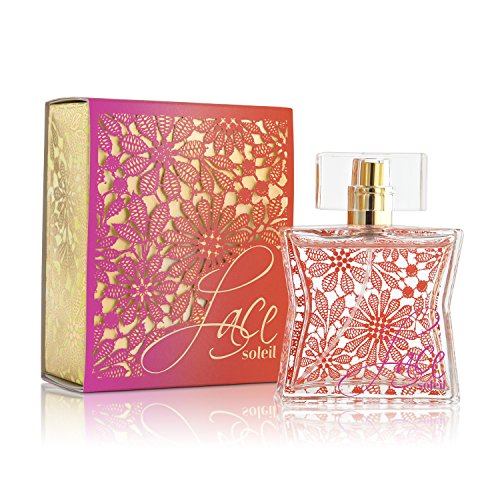 Lace Soleil Eau De Parfum by Tru Western, Perfumes for Women - Seductive, Intoxicating, and a Feminine Scent - Passion Fruit, Red Berries, and Musk - 1.7 oz 50 mL