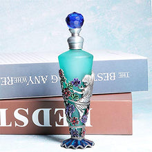 Load image into Gallery viewer, Waltz&amp;F Jeweled Slim Vintage Perfume Bottle Empty Refillable Essential Oil Bottle Frosted Glass Bottle25ml (angel2)
