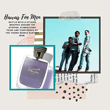 Load image into Gallery viewer, Hawas for Men EDP - Eau De Parfum 100ML (3.4 oz) | Long-Lasting Pour Homme Spray | Aquatic scent designed to embody masculine strength and vigor | Signature Bottle | by RASASI
