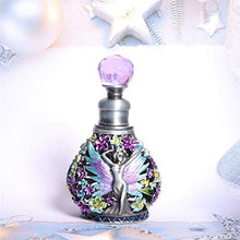 Load image into Gallery viewer, Waltz&amp;F Vintage Tubular Perfume Bottle Jeweled Empty Refillable Essential Oil Bottle 6ml (Angel)
