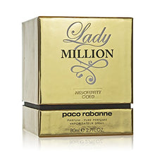 Load image into Gallery viewer, Paco Rabanne Lady Million Absolutely Gold by Paco Rabanne for Women: Pure Perfume Spray 2.7 Oz
