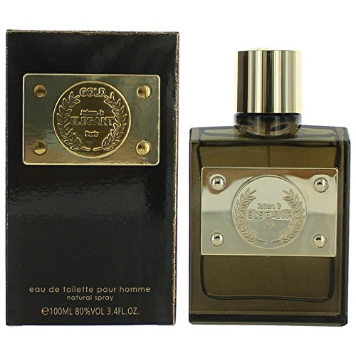 Elegant Gold FOR MEN by Johan B. Paris - 3.4 oz EDT Spray by Johan