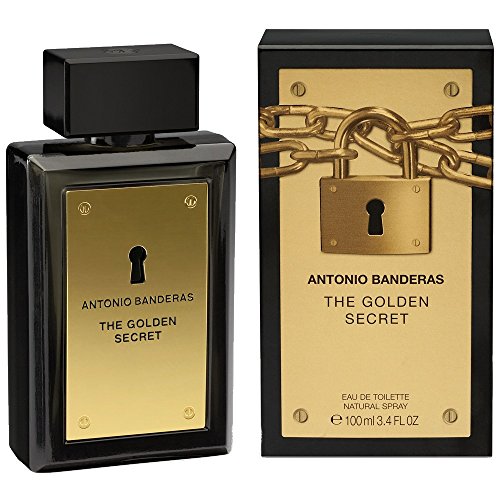 Antonio Banderas Perfumes - The Golden Secret - Eau de Toilette Spray for Men, Daily and Masculine Fragrance with Mint and Apple Liqueur - 3.4 Fl Oz