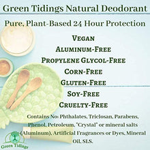 Load image into Gallery viewer, Green Tidings Natural Deodorant - Jasmine Rose 1 oz. (3 Pack) - Extra Strength, All Day Protection - Vegan - Cruelty-Free - Aluminum Free - Paraben Free - Non-Toxic - Solid Lotion Bar Tube
