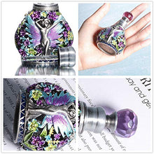 Load image into Gallery viewer, Waltz&amp;F Vintage Tubular Perfume Bottle Jeweled Empty Refillable Essential Oil Bottle 6ml (Angel)
