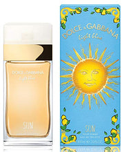 Load image into Gallery viewer, Dolce &amp; Gabbana Light Blue Sun Eau De Toilette Spray for Women, 3.4 Ounce
