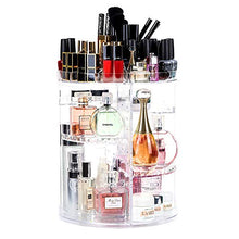 Load image into Gallery viewer, LILEZBOX Makeup Organizer, Clear Transparent Large 360 Degree Rotating Makeup Storage With Adjustable Layer, Multi-Function Fits Cosmetics, Brushes,Lipsticks and Creams For Bathroom, Bedroom
