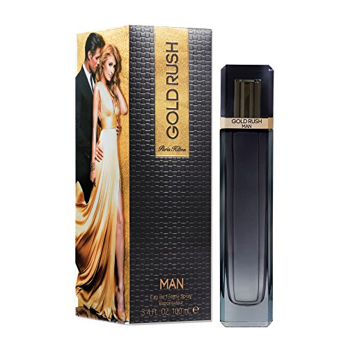 Paris Hilton Rush Man for Men Eau De Toilette Spray, Gold