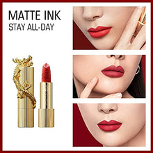 Load image into Gallery viewer, ZEESEA[Palace Identity] Dragon Lipstick Matte Finish Lip Makeup, High Impact Lipcolor Moisturizing Creamy Formula, High Pigmented Lipgloss With Luxurious Golden lipstick case (M10#Nude Apricot)
