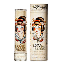 Load image into Gallery viewer, Ed Hardy Love &amp; Luck by Christian Audigier for Women, Eau De Parfum Spray, 1.7-Ounce
