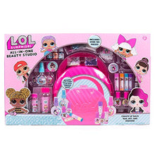 Load image into Gallery viewer, L.O.L. Surprise! All-in-One Beauty Studio by Horizon Group USA, Explore 3 Craft Activities. Create DIY Lip Balms, Nail Art &amp; perfumes. Stickers, Fragrances, Glitter &amp; More Included.
