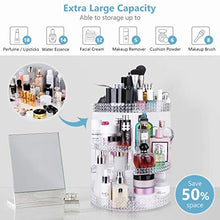 Load image into Gallery viewer, Awenia Makeup Organizer 360-Degree Rotating, Adjustable Makeup Storage, 7 Layers Large Capacity Cosmetic Storage Unit, Fits Different Types of Cosmetics and Accessories, Plus Size (Clear)
