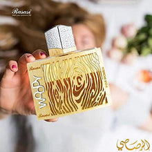 Load image into Gallery viewer, Wow Woody for Women EDP - Eau de Parfum 55 ML (1.9 oz) | Floral Bouqet | Stars Notes of Mimosa, Gardenia, and Pink Pepper | by Rasasi
