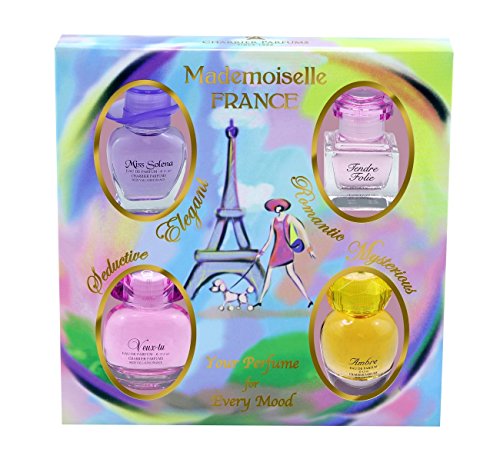 Charrier 'Mademoiselle France' 4 Perfumes Gift Box