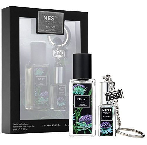 Nest Fragrances Indigo On The Go Mini Gift Set - Eau De Parfum Spray + Rollerball Keychain