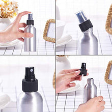 Load image into Gallery viewer, PH PandaHall 10 Pack 4oz/ 120ml Aluminum Fine Mist Spray Bottles Metal Fine Mist Refillable Atomizer Bottles for Travel Cosmetic Perfume Storage

