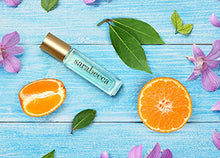 Load image into Gallery viewer, SARABECCA Vanilla Spice Natural Perfume Roll-On 0.25 fl. oz.- Vegan, Phthalate-Free, 80% Organic Ingredients
