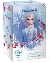 Load image into Gallery viewer, Elsa, Frozen, Disney, Princess, Fragrance, for Kids, Eau de Toilette, EDT, 3.4oz, 100ml, Perfume, Spray, Made in Spain, by Air Val International,Blue,Elsa, Frozen by Air Val International
